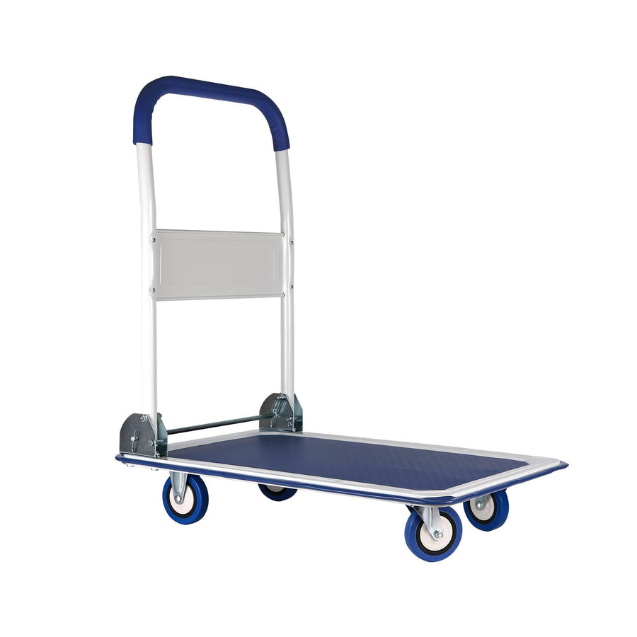 Upgraded Lifetime Appliance Upgraded Foldable Push Cart Dolly 330 lbs. Capacity Moving Platform Hand Truck Heavy Duty Space Saving Collapsible Swivel