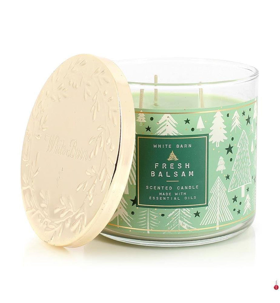 Bath & Body Works Accents | BBW Fresh Balsam 3 Wick Candle | Color: Green | Size: Os | Palepony's Closet