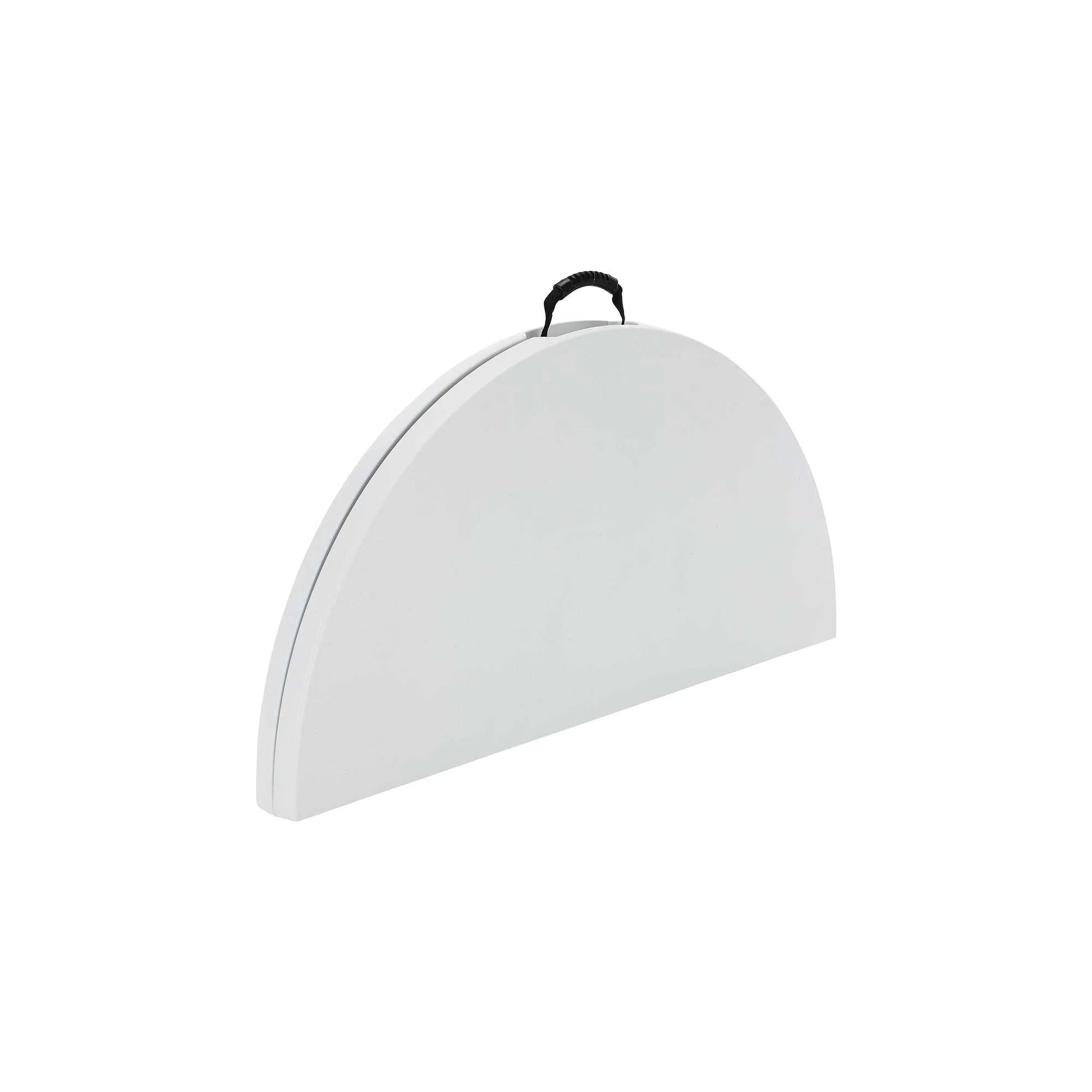Lifetime 48 in Round Fold - in - Half Table, Indoor/Outdoor Essential, White Granite (280064)