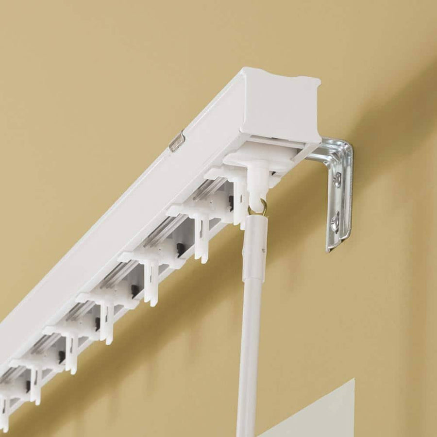 Hampton Bay White Vertical Blind Head Rail for Sliding Door or Window - 96.5 in. W