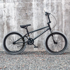 Cubsala 20 in Kids BMX Bike Freestylefor Age 6 - 14 Years Old Boys Girls with 4 Pegs, Black with Red Tires