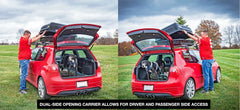 JEGS 90098 Rooftop Cargo Carrier Luggage, 18 Cubic Ft, Waterproof