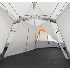 Ozark Trail 20' x 18' 12 - Person 3 - Room Instant Cabin Tent with Screen Room, 56.5 lb