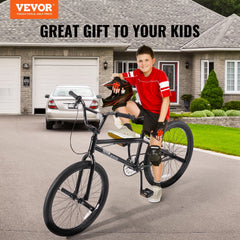 VEVOR BMX Bike, 24 - Inch Wheel Freestyle Bike, BMX Race Bike with 4 Pegs, Beginner - Level BMX to Advanced Riders, BMX Bicycles for Teen Adult Men Women, Durable Hi - Ten Steel Frame, Easy to Assemble