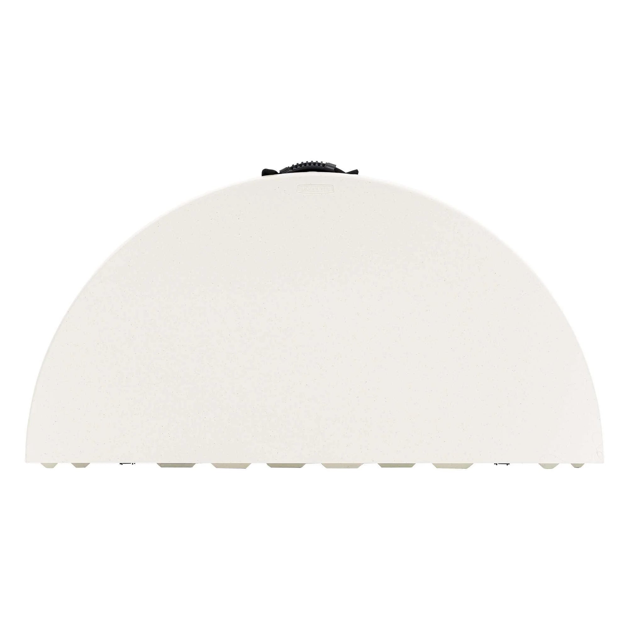 Lifetime 48 in Round Fold - in - Half Table, Indoor/Outdoor Essential, White Granite (280064)